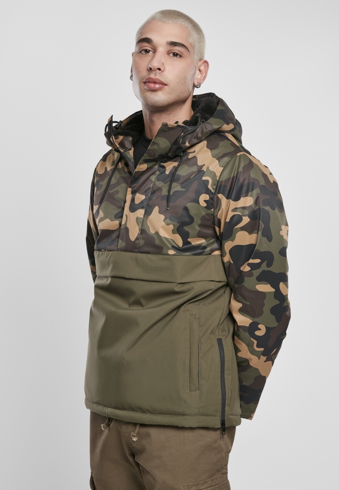 Geaca Camo Mix Pull Over Urban Classics