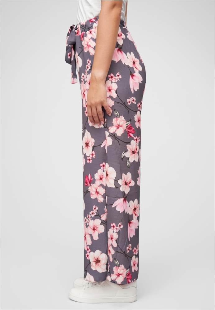 High-Waist Sommerhose mit Blumen Print Cloud5ive