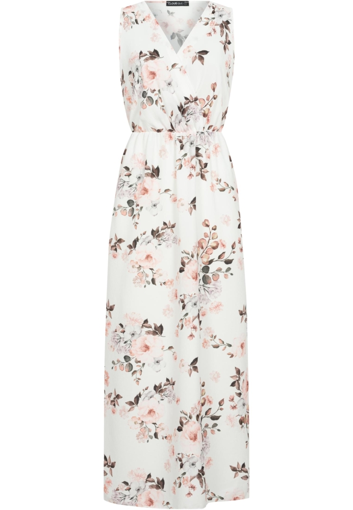 Maxi Kleid in Wickeloptik mit Blumen All Over Print Cloud5ive