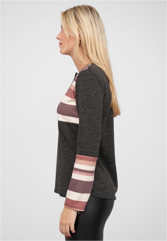 Sweater mit Knopfleiste Cloud5ive