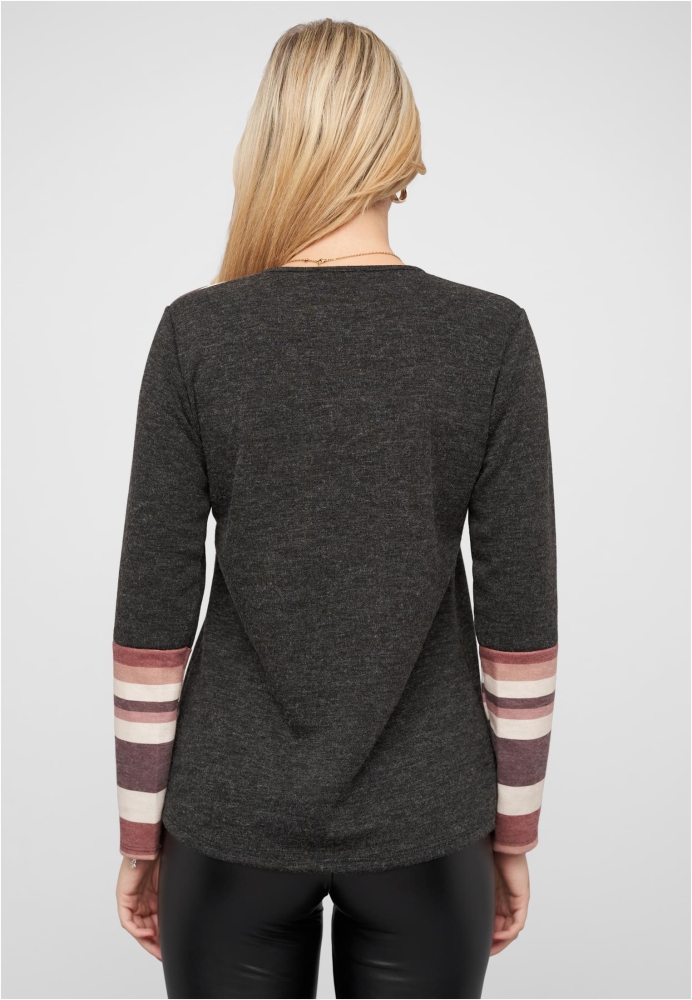 Sweater mit Knopfleiste Cloud5ive