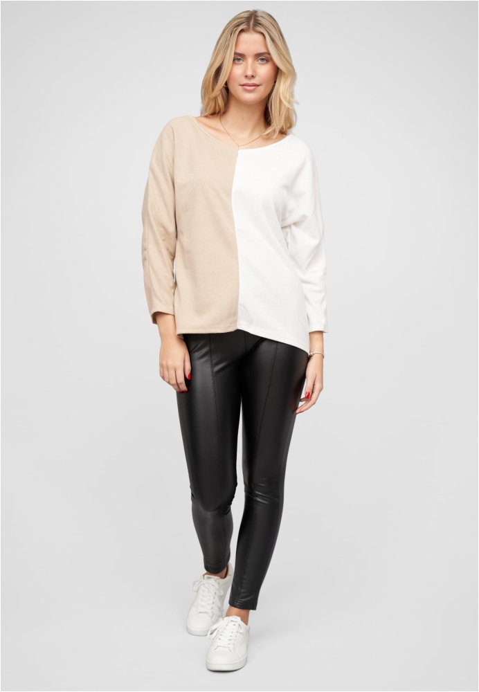 2-Tone Pullover mit Vokuhila Schnitt Cloud5ive