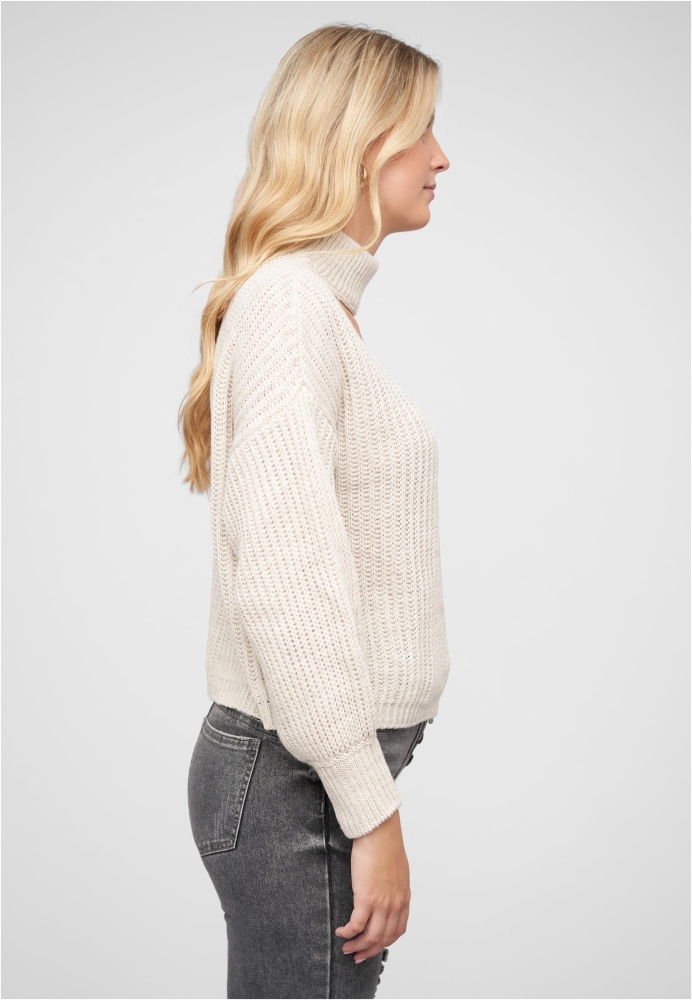 Pullover mit Stehrollkragen und V-Ausschnitt Cloud5ive