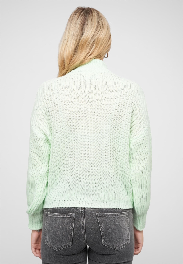 Pullover mit Stehrollkragen und V-Ausschnitt Cloud5ive