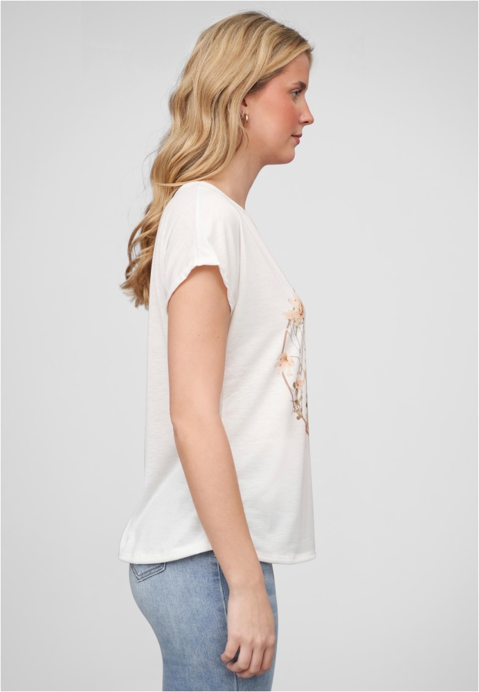 Camasa urban Viskose T- mit Blumen Print