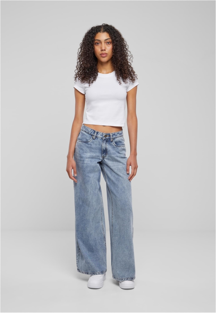 Mid Waist Wide Denim dama Urban Classics