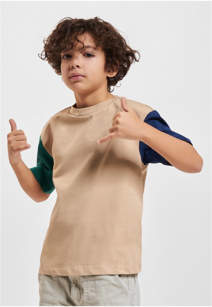 Tricou Boys Organic Oversized Colorblock Urban Classics