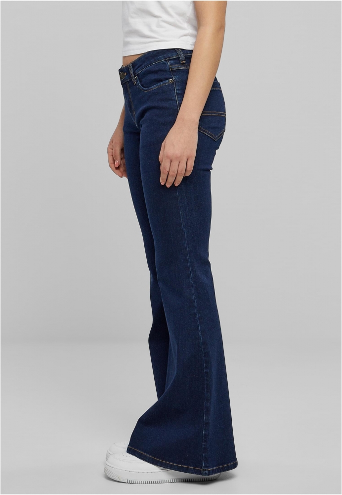 Organic Low Waist Flared Denim dama Urban Classics