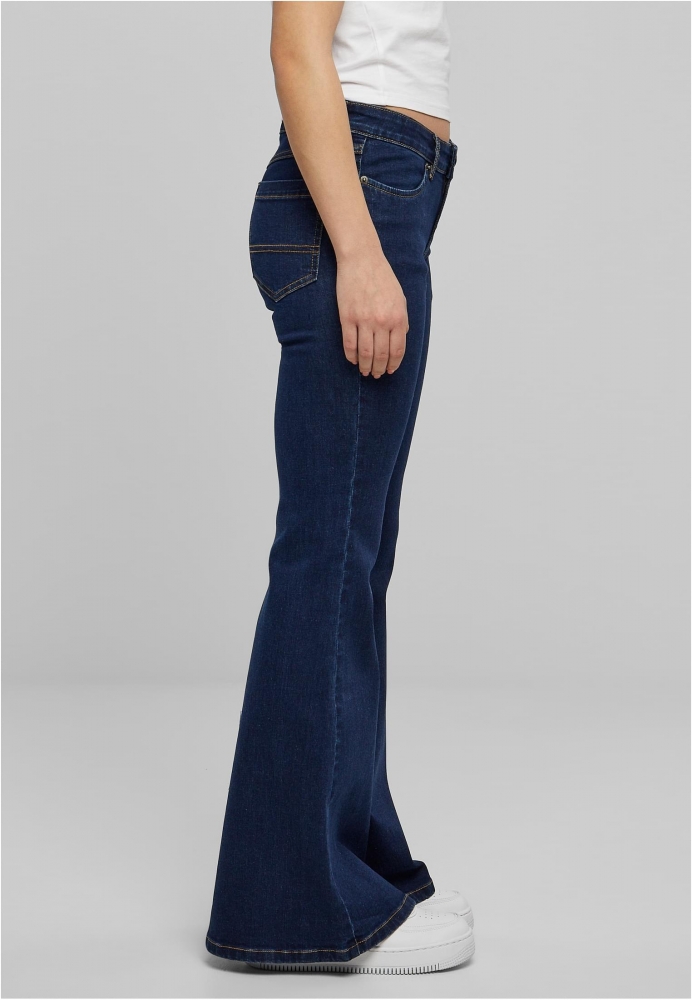 Organic Low Waist Flared Denim dama Urban Classics