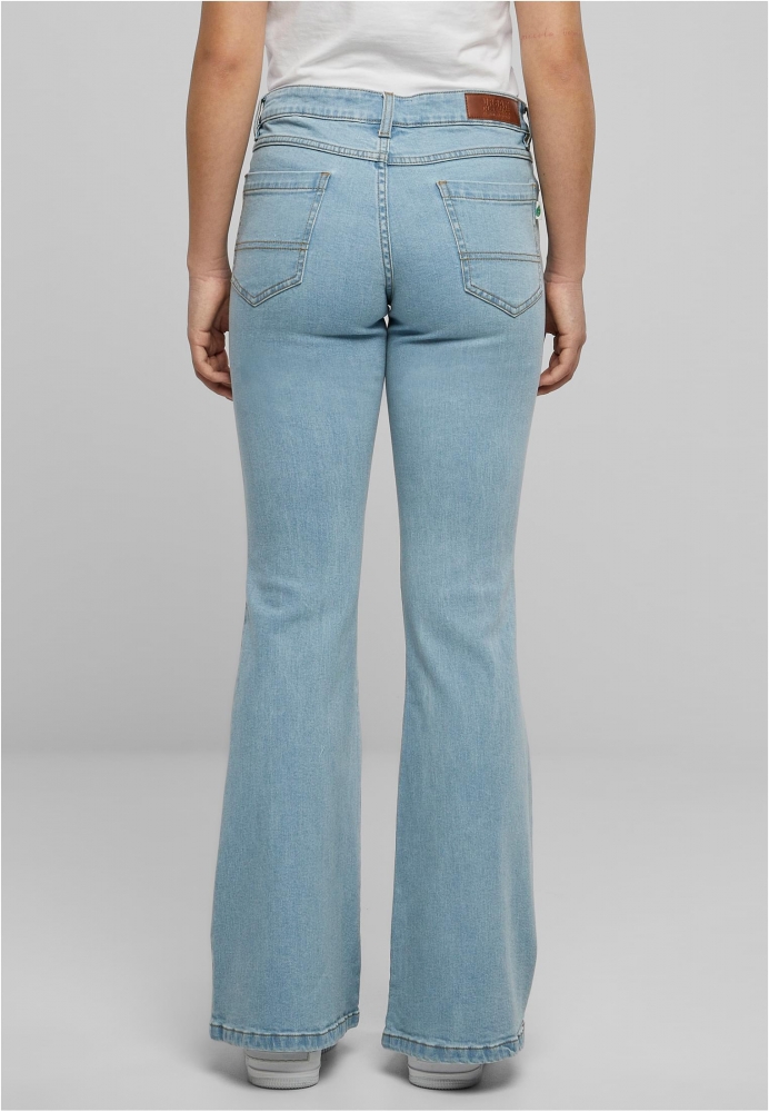 Organic Low Waist Flared Denim dama Urban Classics