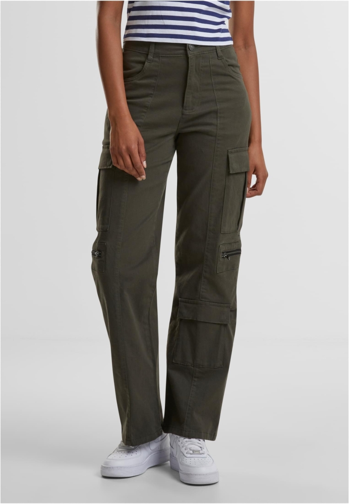 Pantaloni Loose Utility Stretch Twill dama Urban Classics