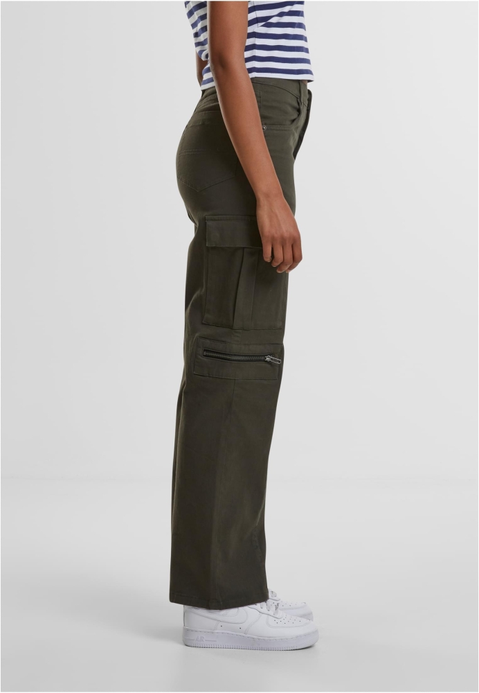 Pantaloni Loose Utility Stretch Twill dama Urban Classics