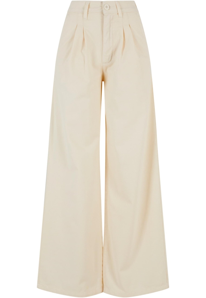 Pantaloni Organic Pleated Cotton dama Urban Classics