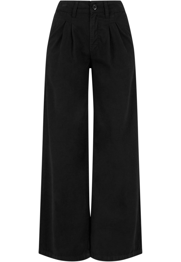 Pantaloni Organic Pleated Cotton dama Urban Classics