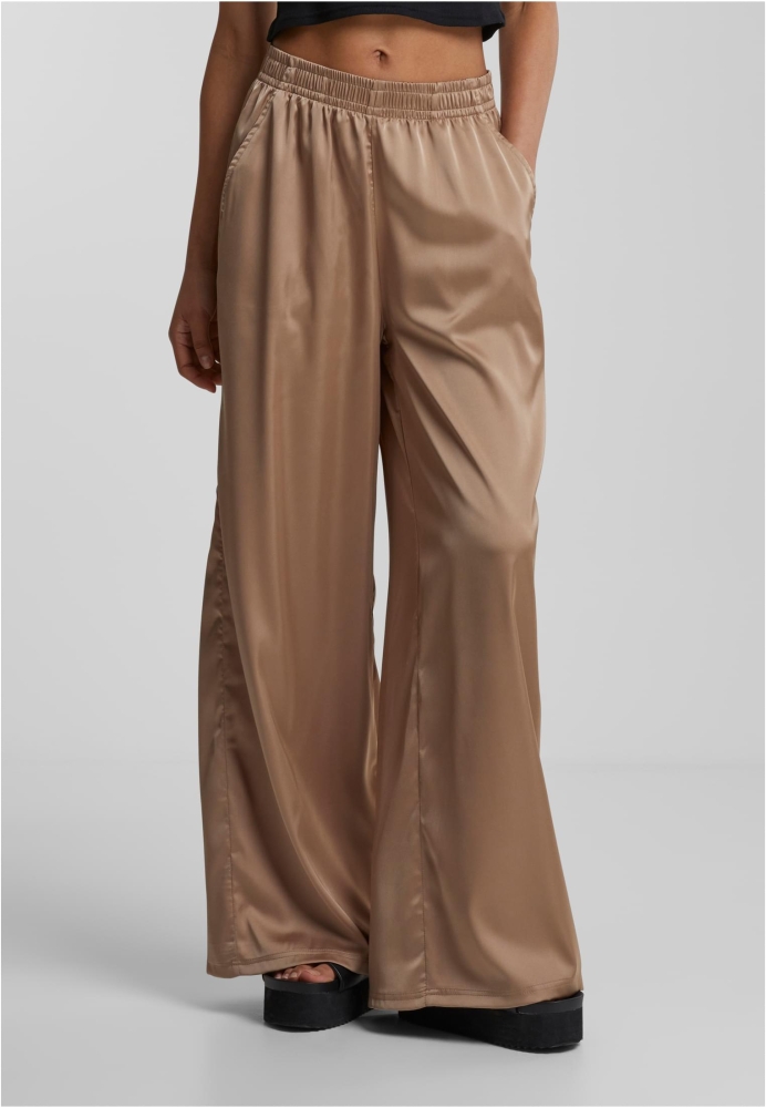 Pantaloni Satin Wide Leg dama Urban Classics