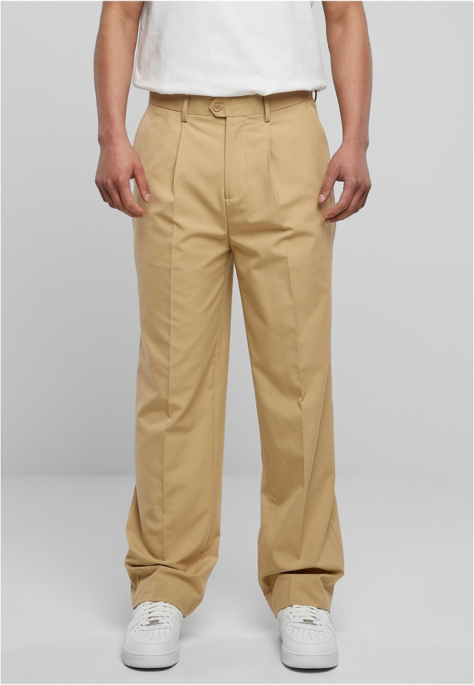 Straight Pleat-Front Trousers Urban Classics