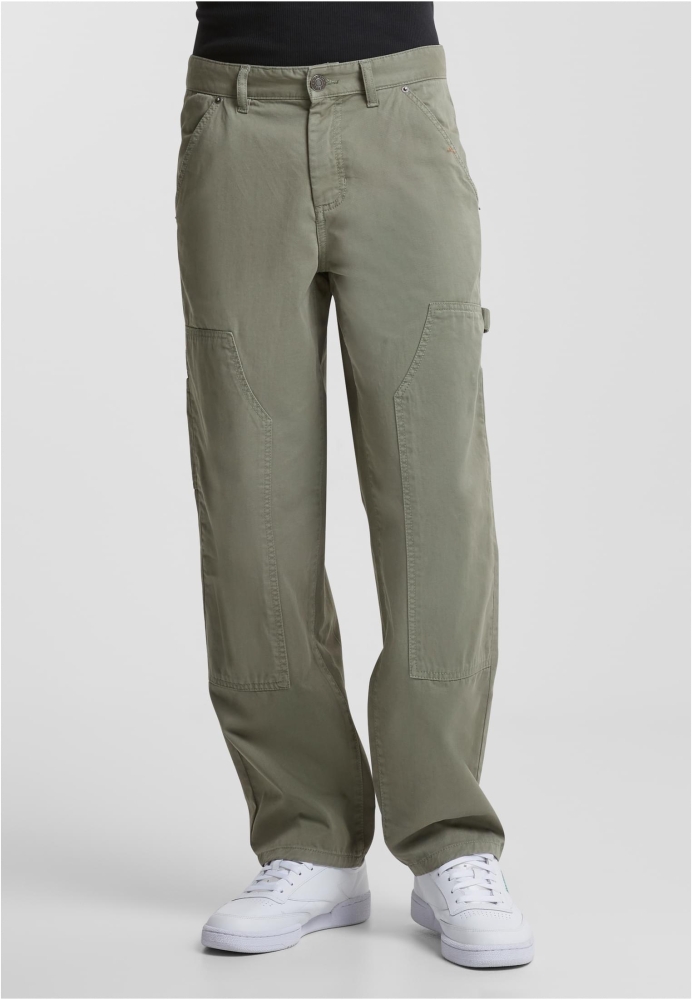 Pantaloni Twill Double Knee Urban Classics