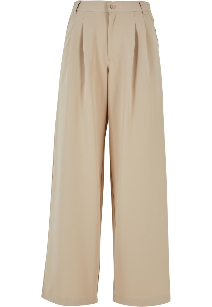 Pantaloni Ultra Wide Pleat-Front dama Urban Classics