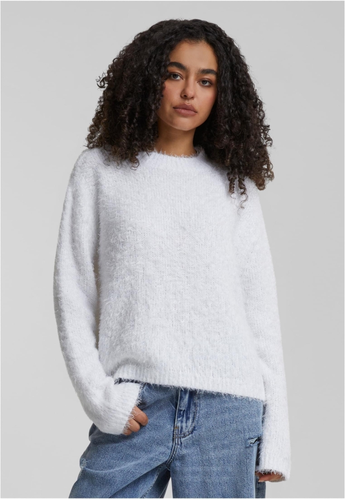 Feather Mock Neck Sweater dama Urban Classics