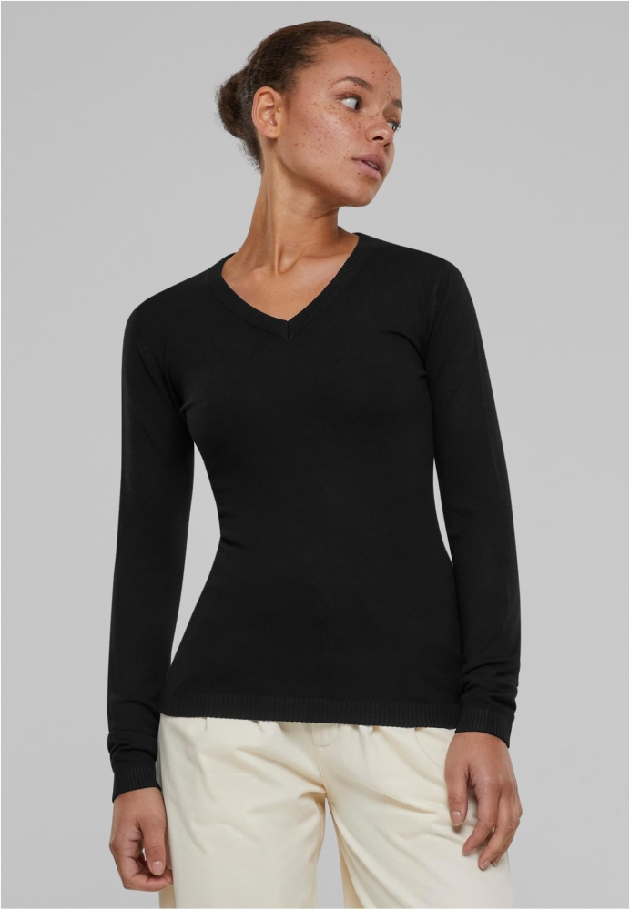 Knitted V-Neck Sweater dama Urban Classics