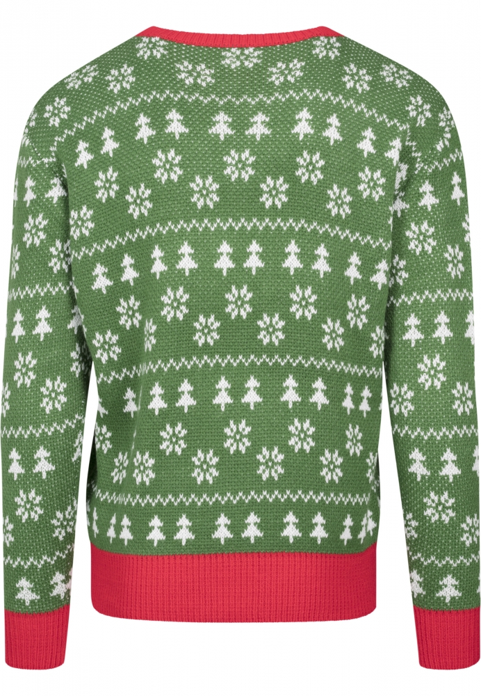 Bluza urban Green Trees Christmas Urban Classics