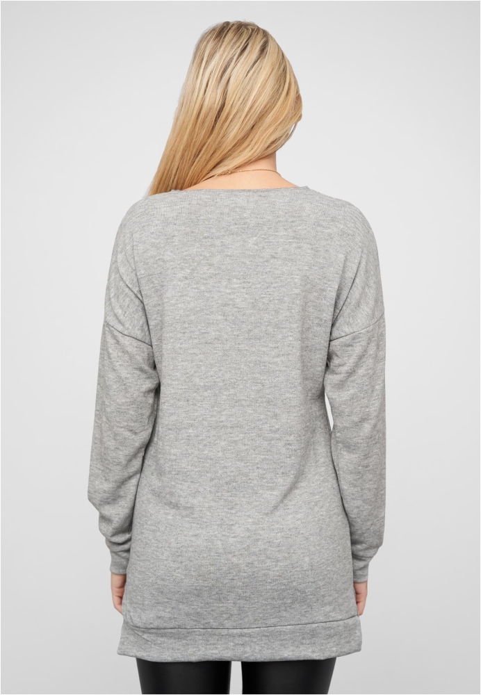 Oversized Sweater V-Neck Pullover Cloud5ive