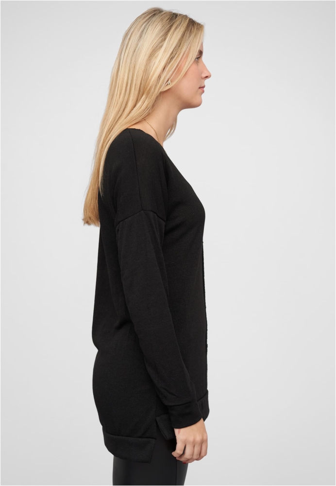 Oversized Sweater V-Neck Pullover Cloud5ive