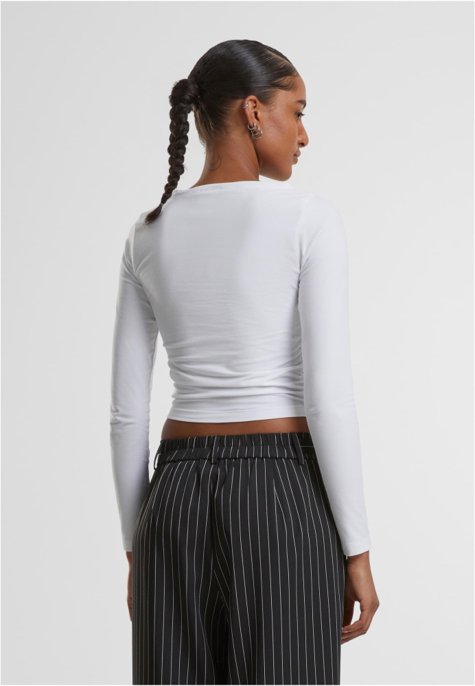 Ruffled Super Slim Longsleeve dama Urban Classics