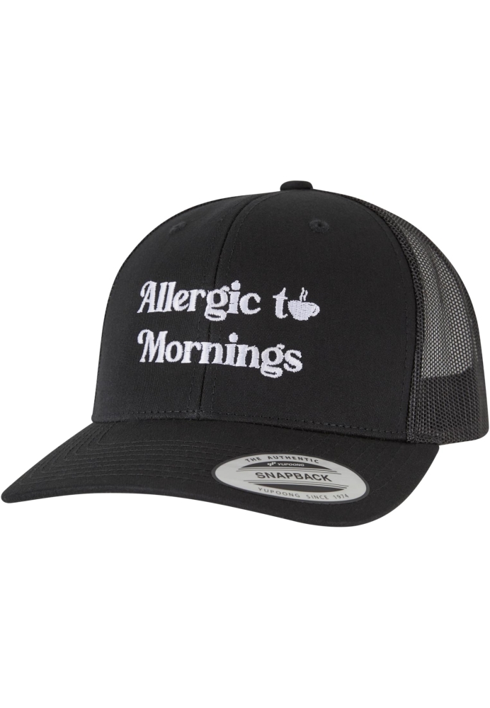 Allergic To Mornings Retro Trucker Mister Tee