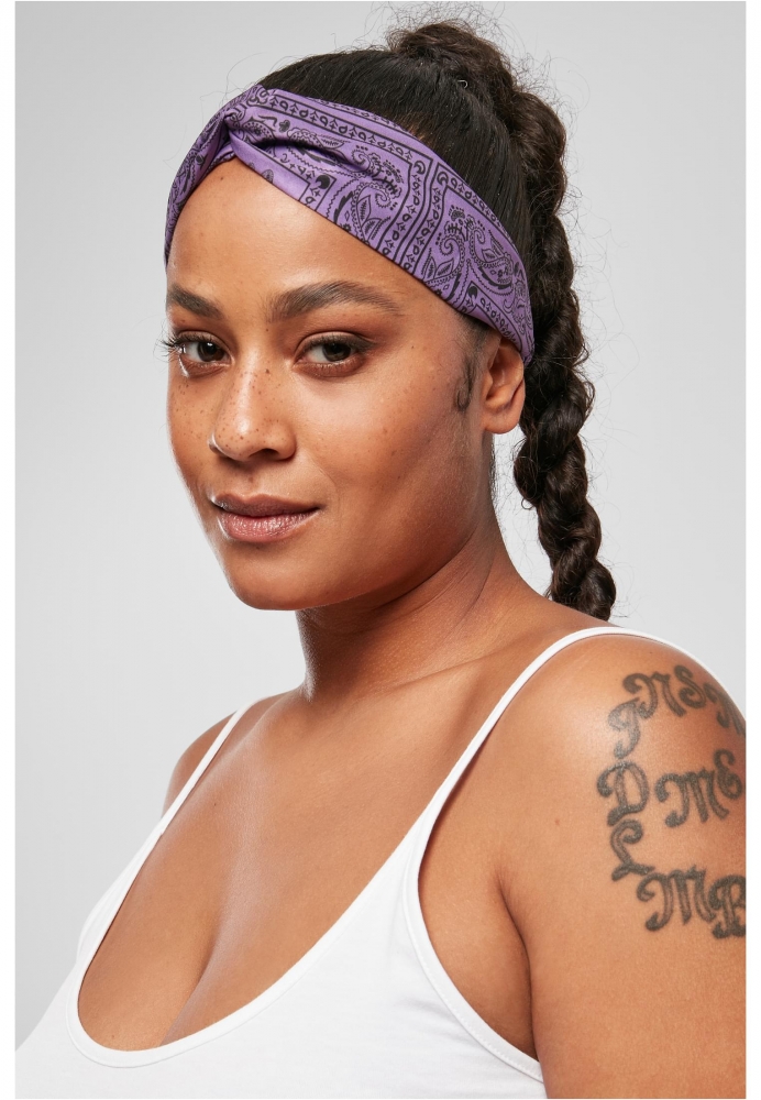 Bandana casual Print Headband 2-Pack Urban Classics