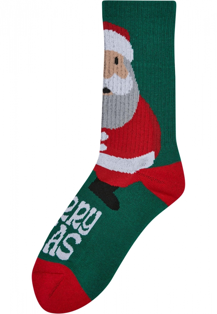 Sosete casual Fancy Santa 2-Pack Urban Classics