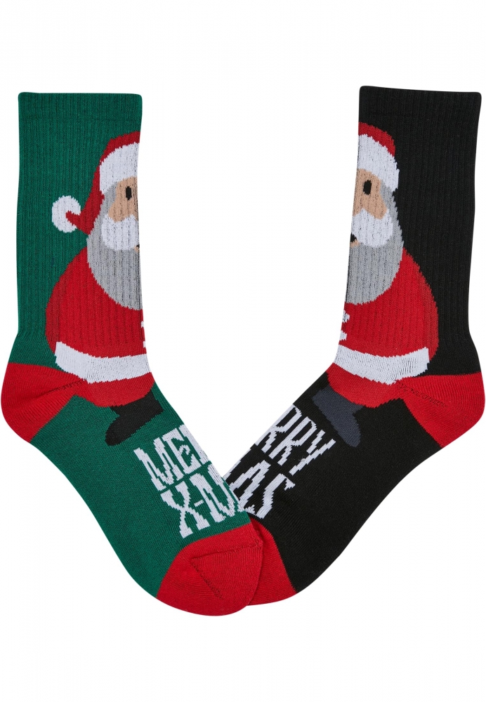 Sosete casual Fancy Santa 2-Pack Urban Classics