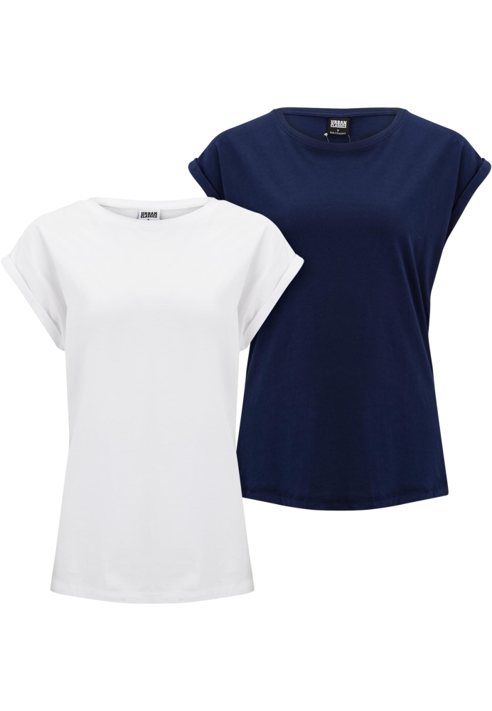 Tricou Pre-Pack Extended Shoulder 2-Pack dama Urban Classics