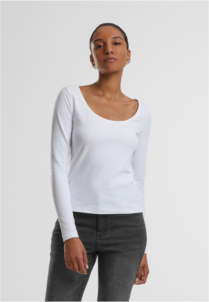 Wide Neck Longsleeve 2-Pack dama Urban Classics