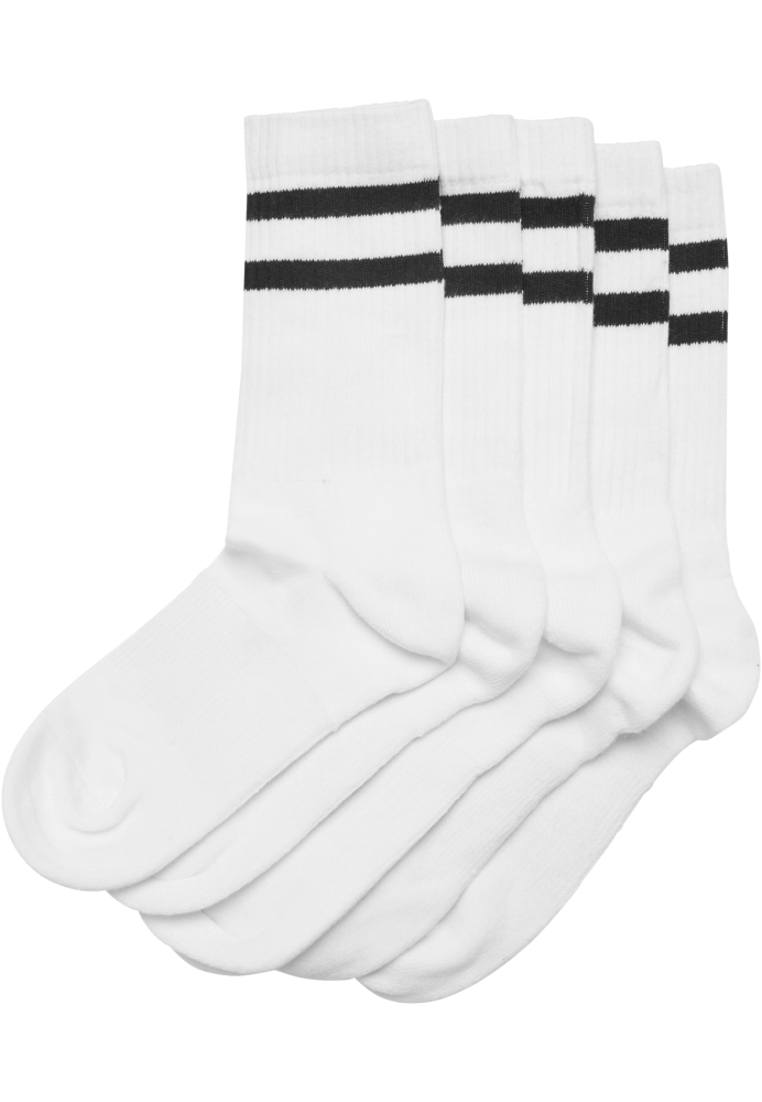 Sosete casual Double Stripe 5-Pack Urban Classics