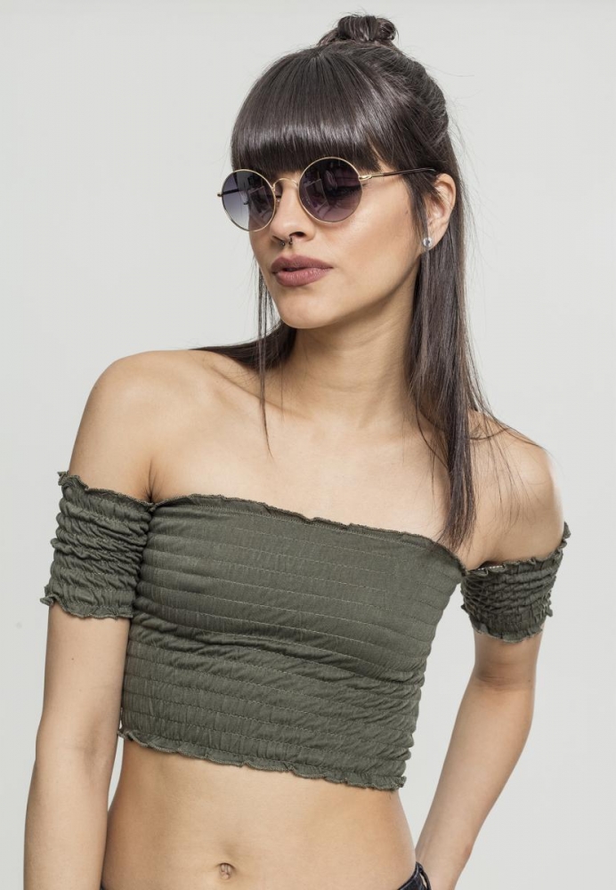 Top scurt Cold Shoulder Smoke dama Urban Classics