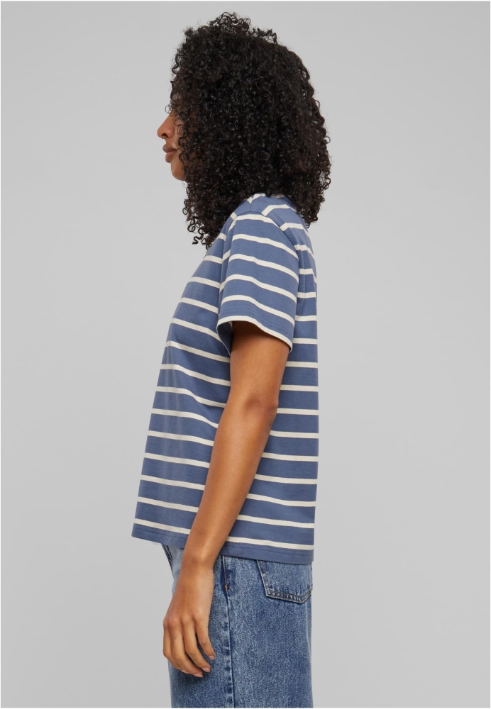 Tricou Striped Boxy dama Urban Classics