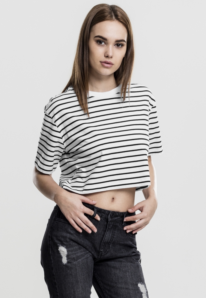 Tricou Short Striped Oversized dama Urban Classics