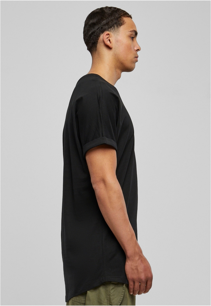 Tricou Long Shaped Turnup Urban Classics