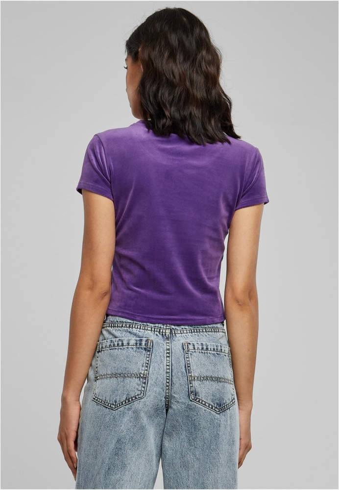 Tricou Short Velvet dama Urban Classics