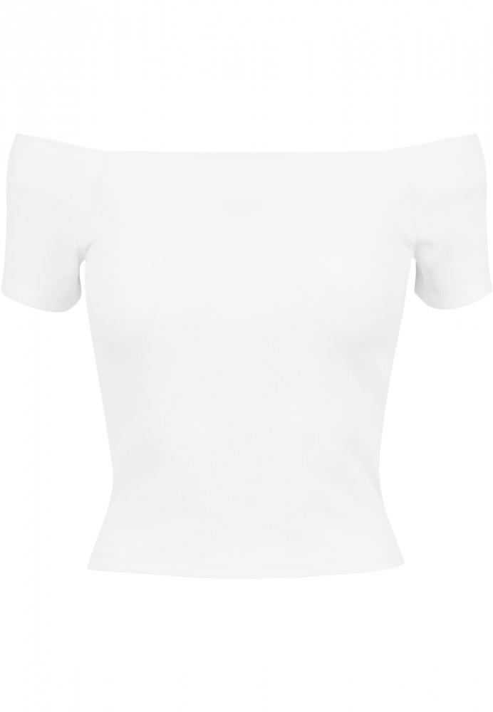 Tricou Off Shoulder Rib dama Urban Classics