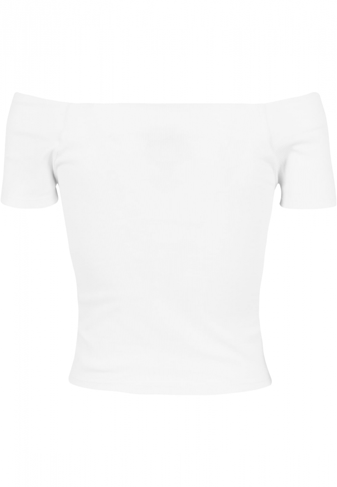 Tricou Off Shoulder Rib dama Urban Classics